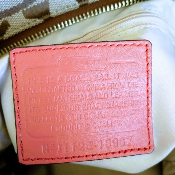 Coach Signature Women's Shoulder Bag - Picture 4 of 13